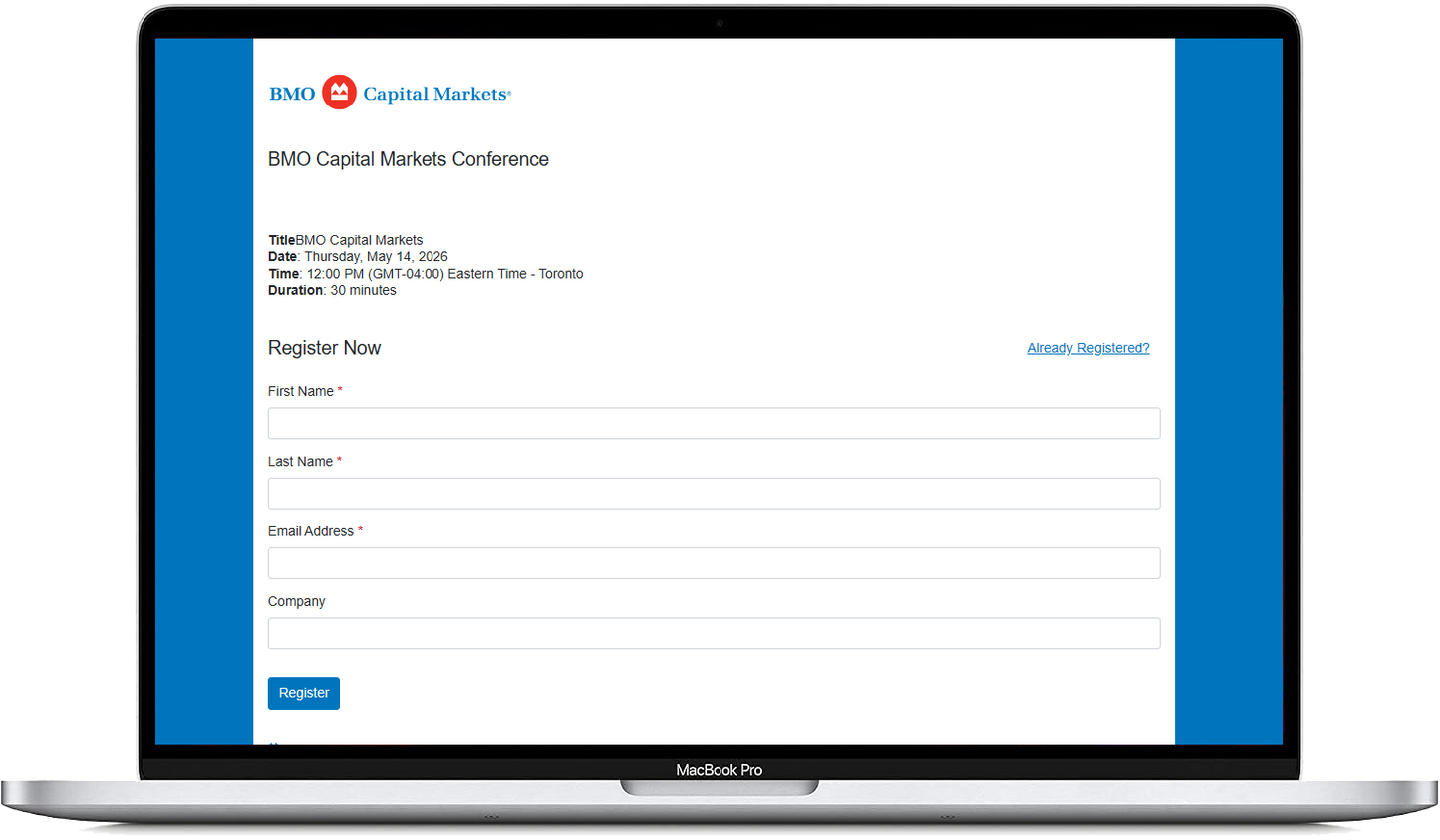 Video Webcast - 2026 BMO Financials Conference